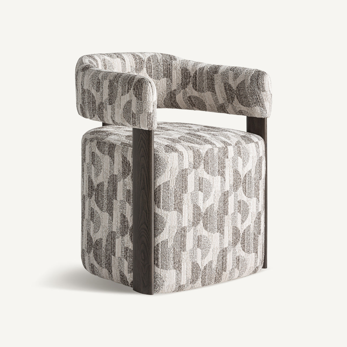 Silla tapizada estampada Parcent