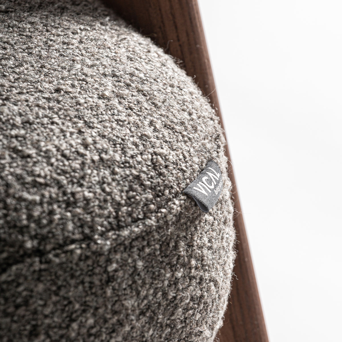 Silla tapizada gris Cala Salada