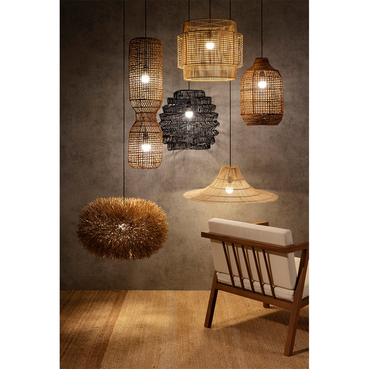 Sillón de exterior de teca Spoleto