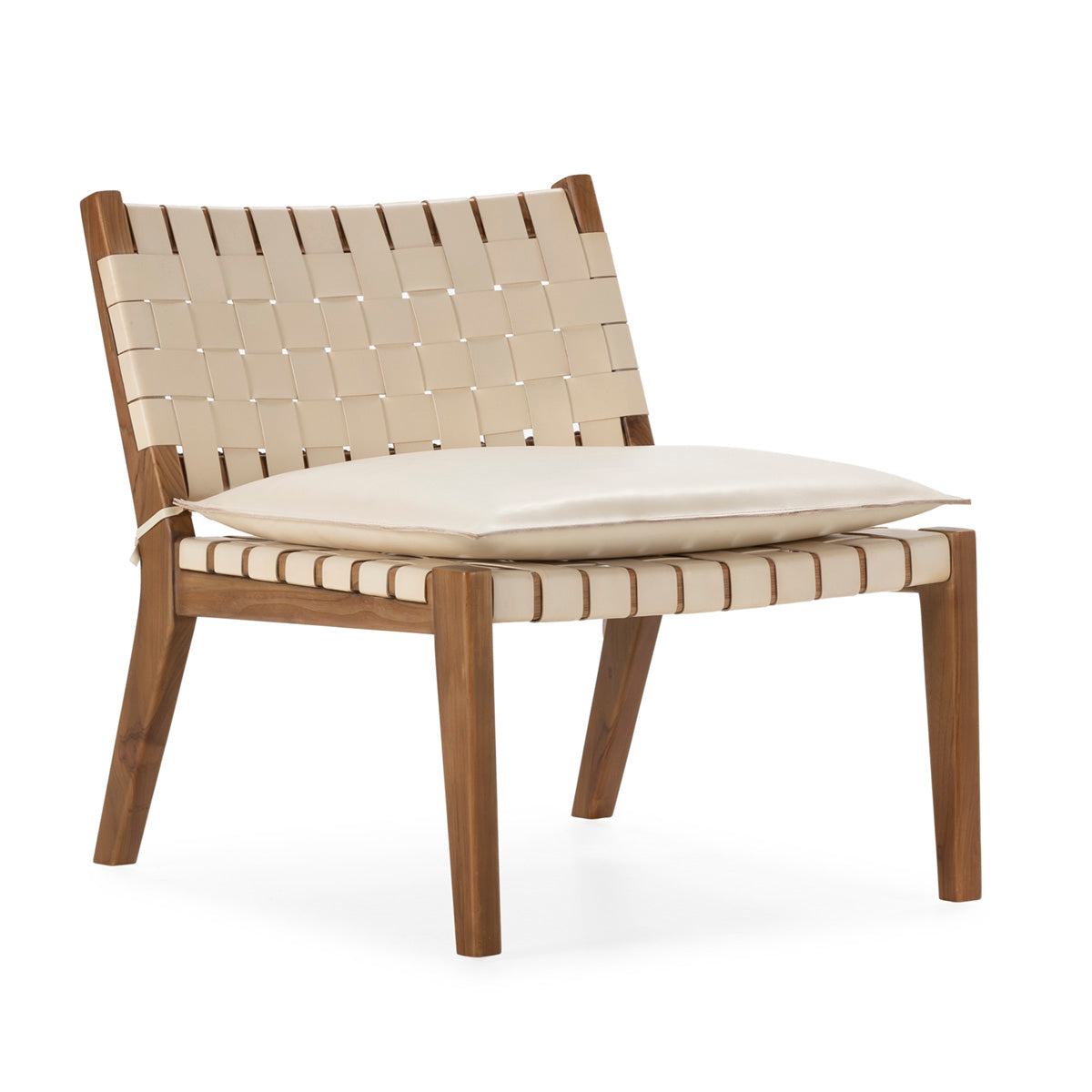 Sillón de madera de teca Edessa