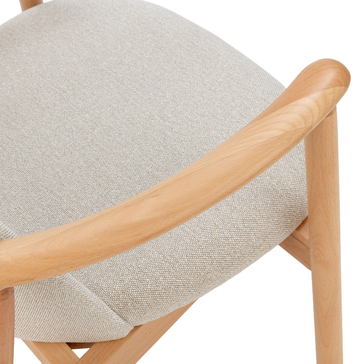 Sillón de madera y tela Daimiel
