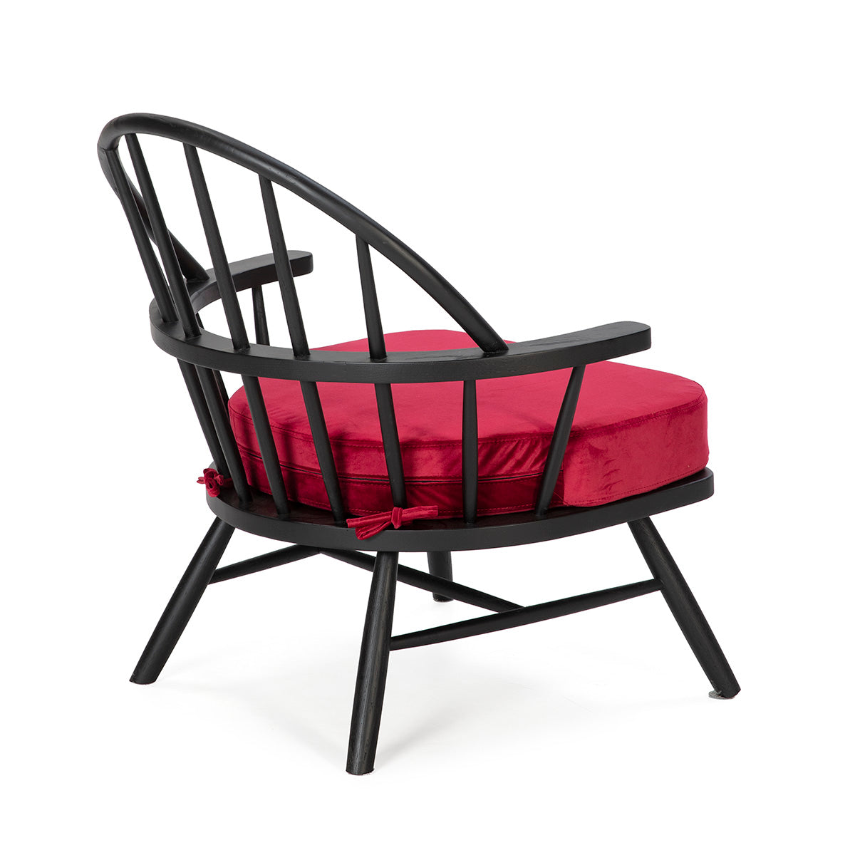 Sillón de madera y tela Pag