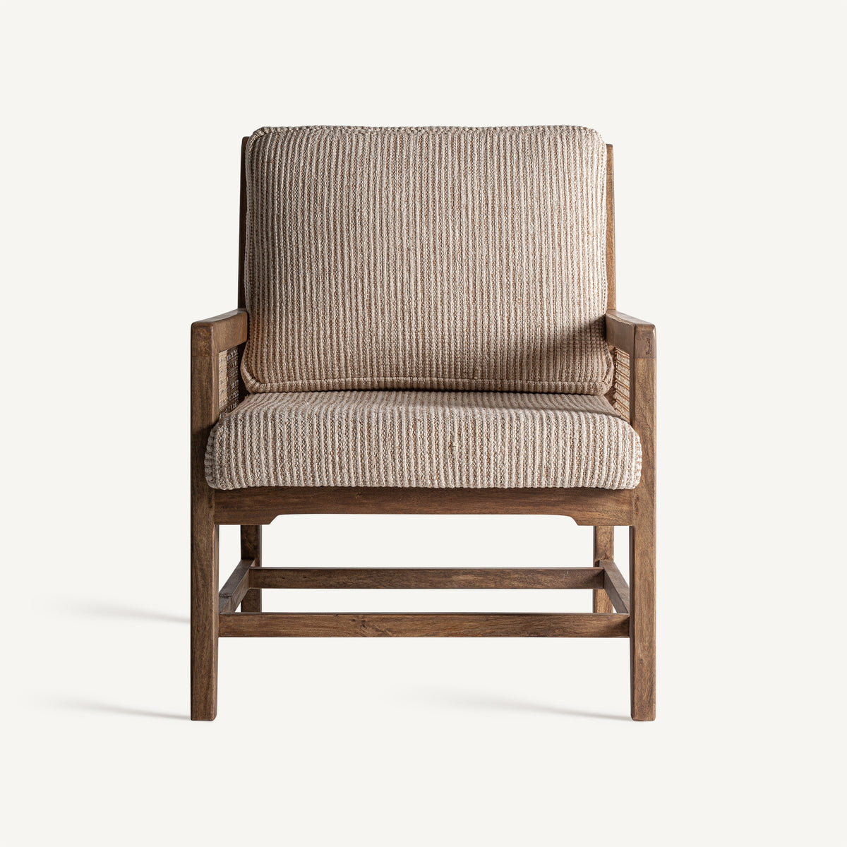 Sillón de mango y mimbre Sa Trinxa