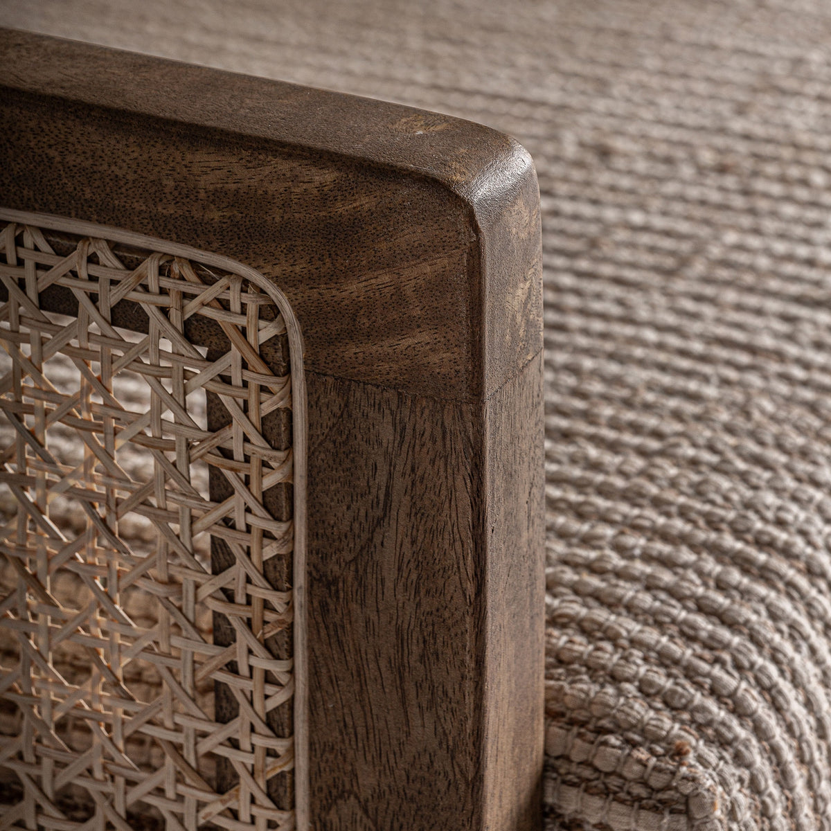 Sillón de mango y mimbre Sa Trinxa
