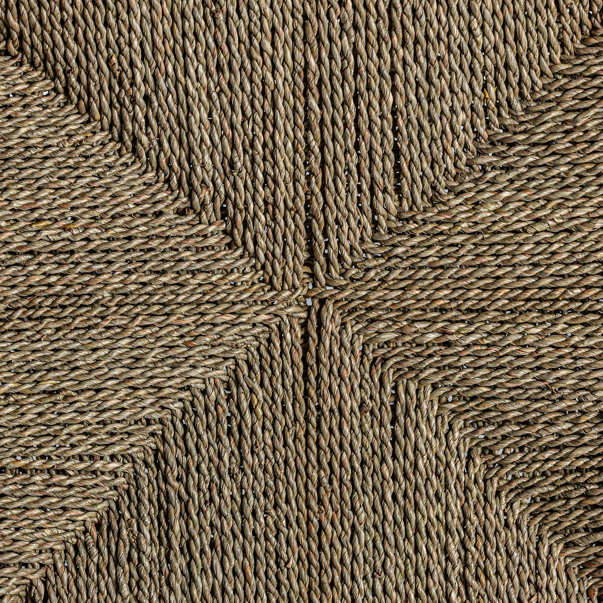 Sillón de rafia y teca Qawra