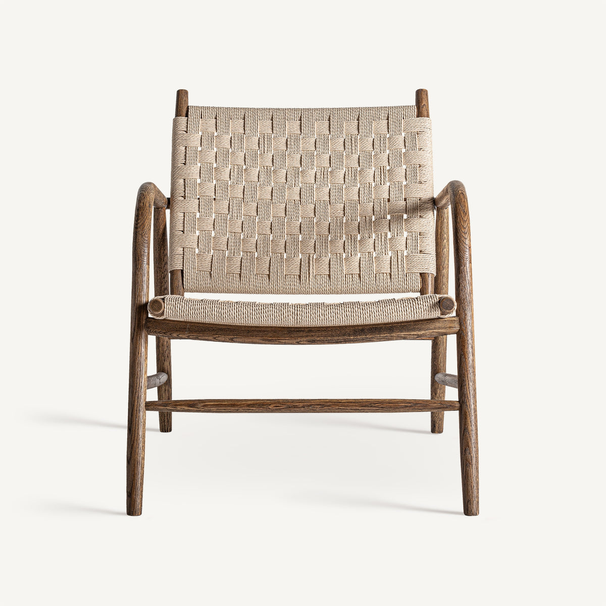 Sillón de roble y cuerda Es Figueral