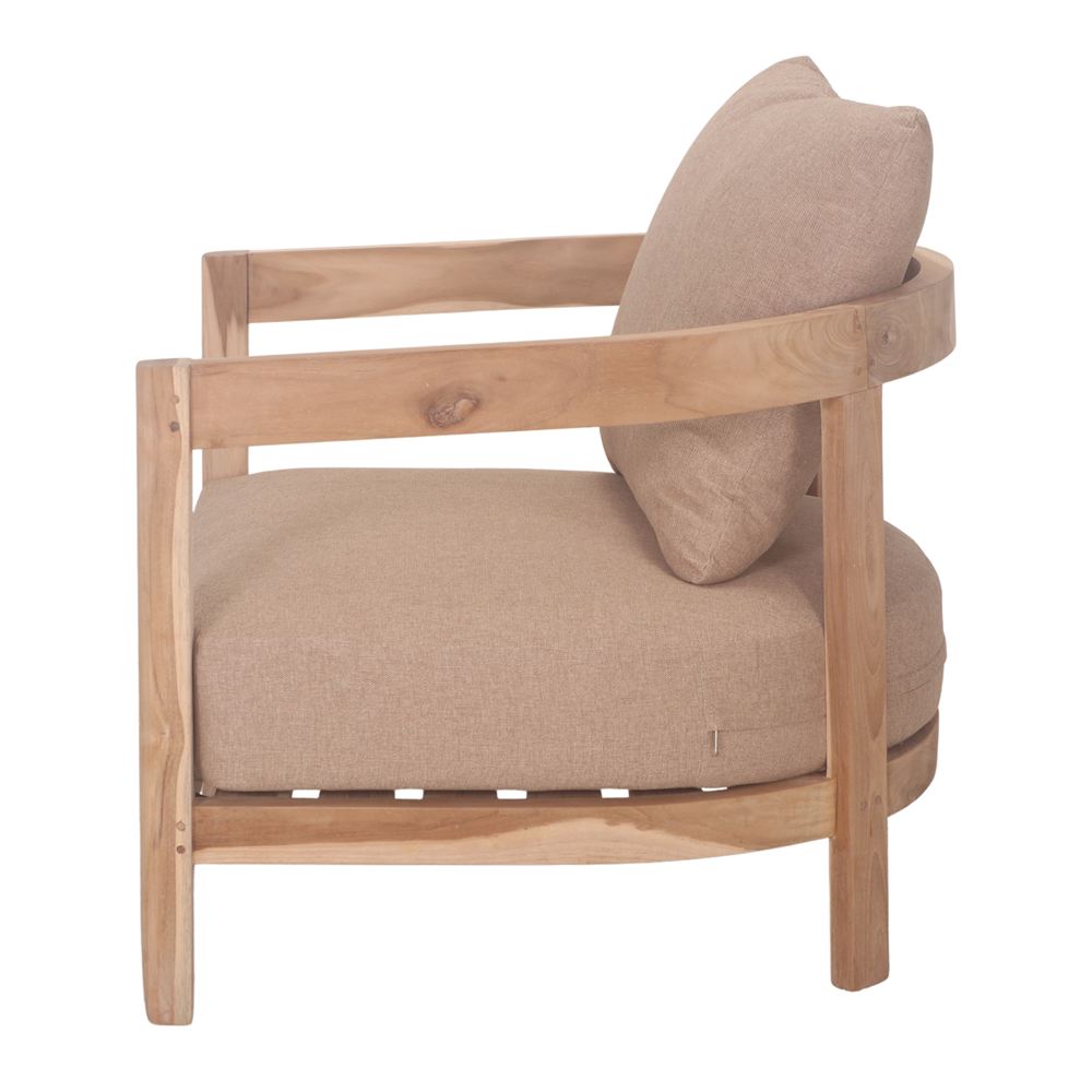 Sillón de teca con cojines Frida