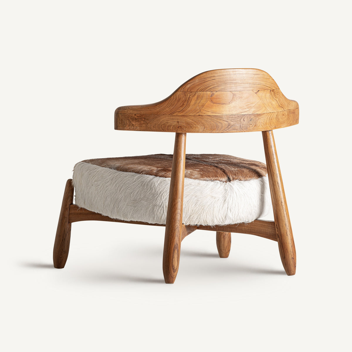 Sillón de teca y piel Fažana