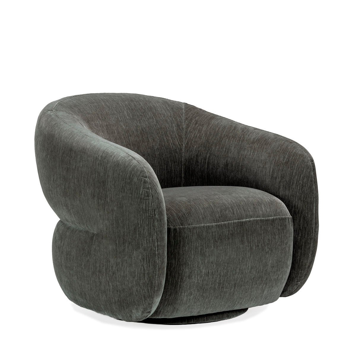 Sillón giratorio de tela Marcianise