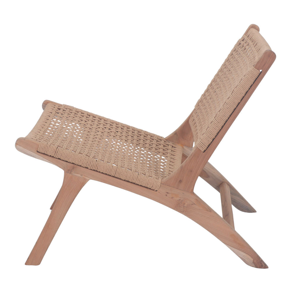 Sillón lounge de teca Rufino
