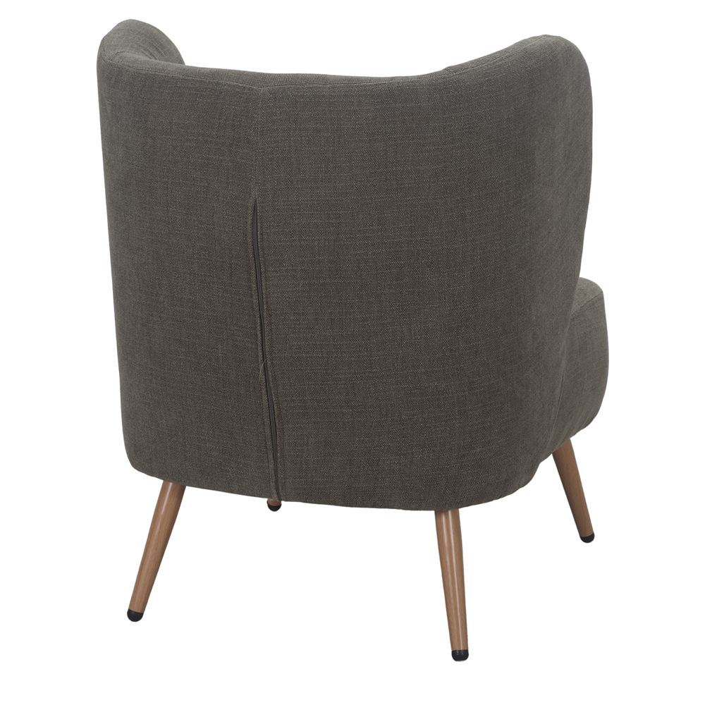 Sillón tapizado con patas de aguja Joel