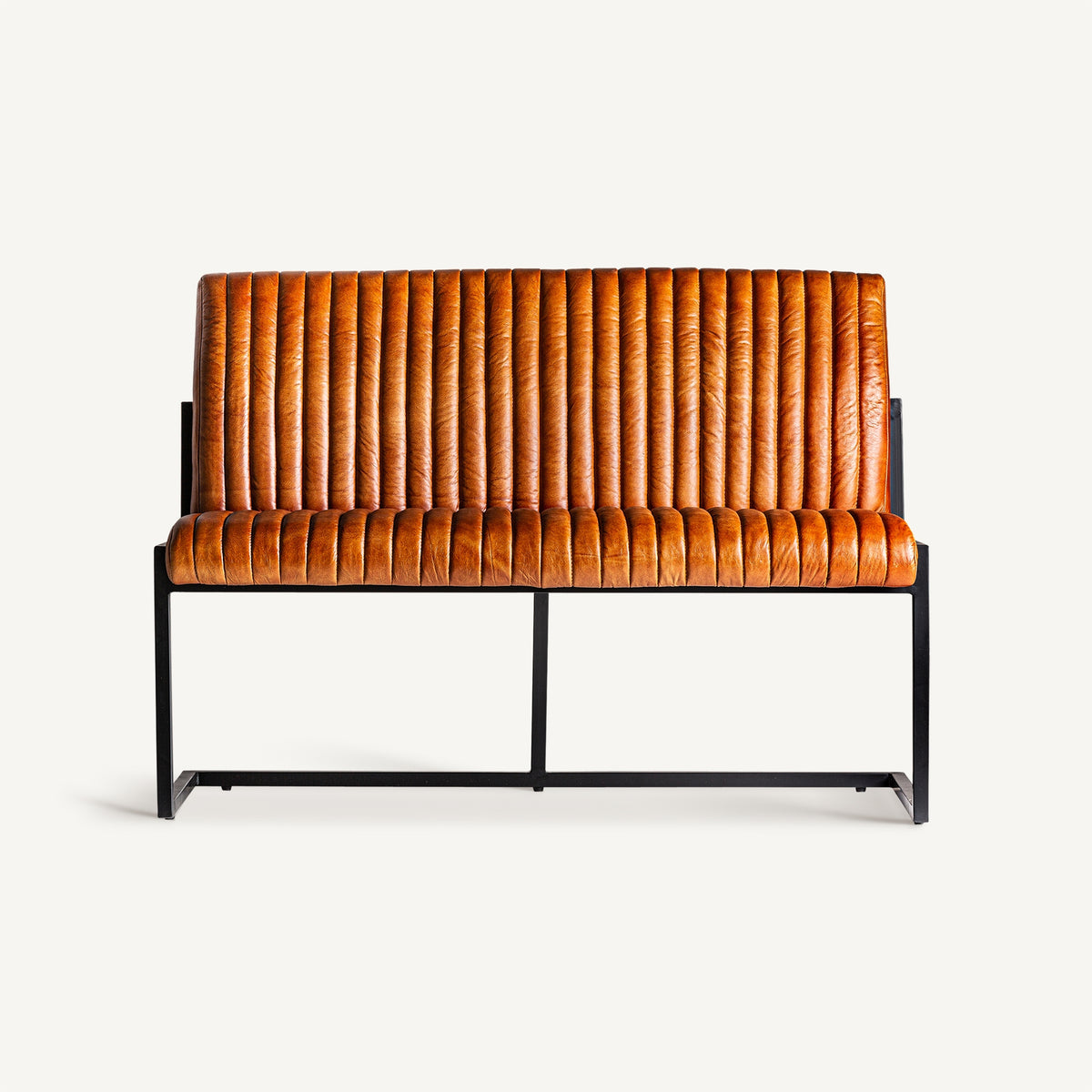 Sofá banqueta de piel de búfalo Es Ram