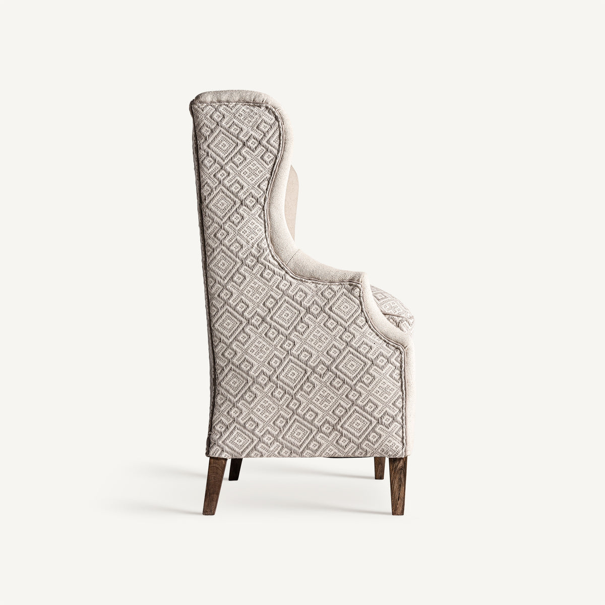 Sofá banqueta tapizado beige Es Puig