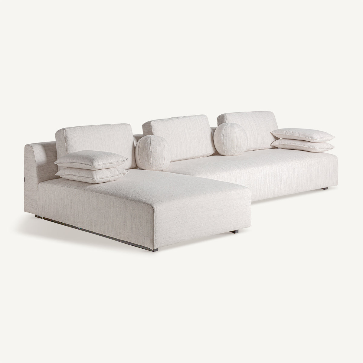 Sofá chaise longue tapizado Kalkara