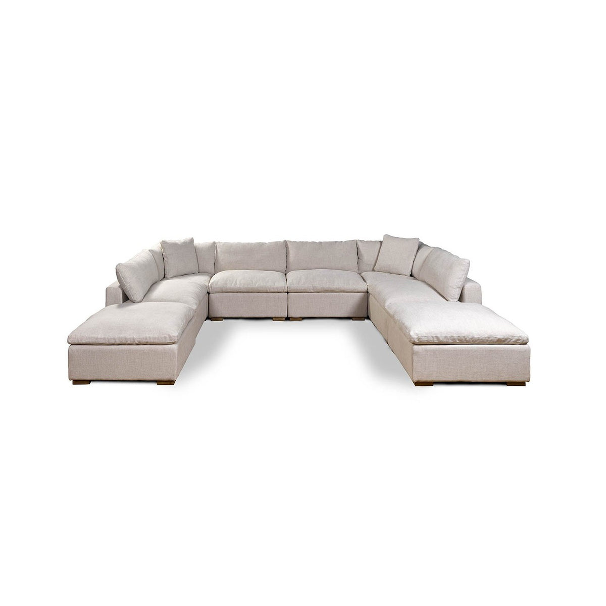 Sofá modular de lino Genoveses