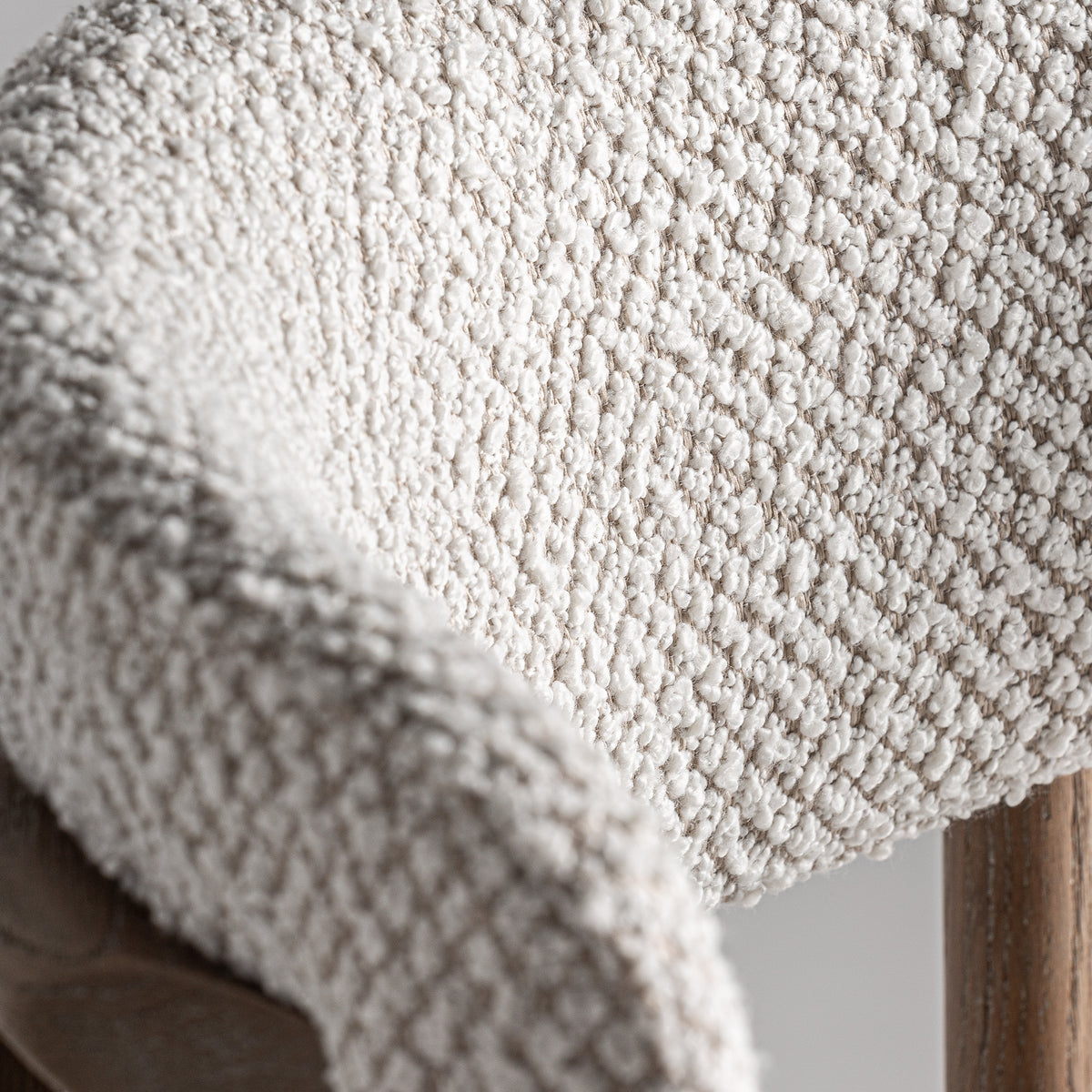 Taburete alto de fresno Valbonne beige 105 cm