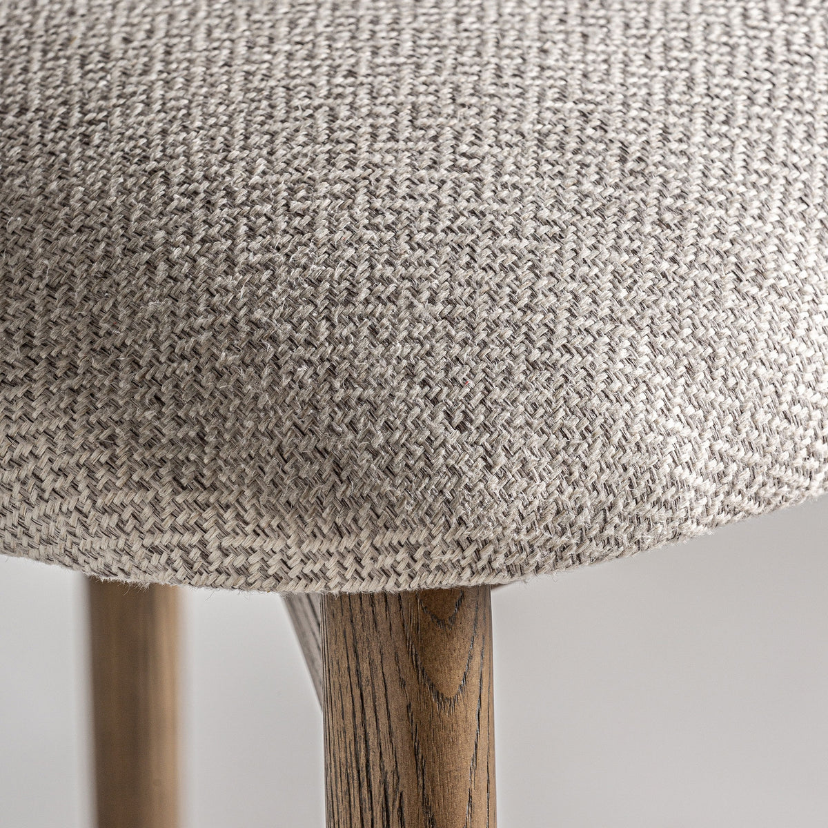 Taburete alto de fresno Valbonne beige 96 cm