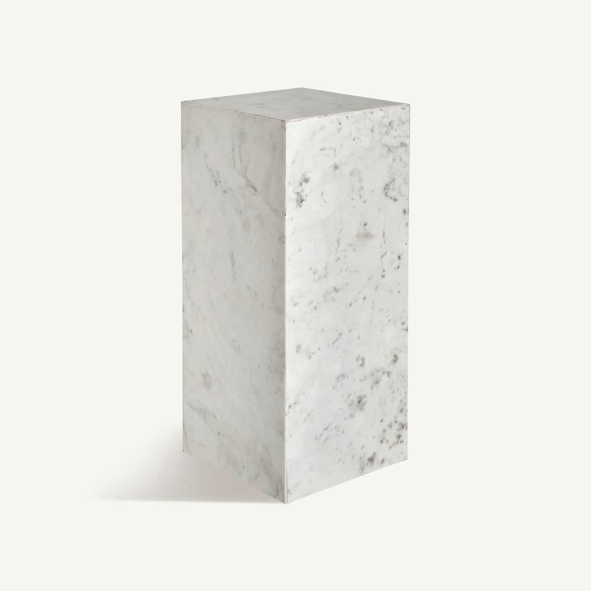 Taburete de mármol beige Zlarin