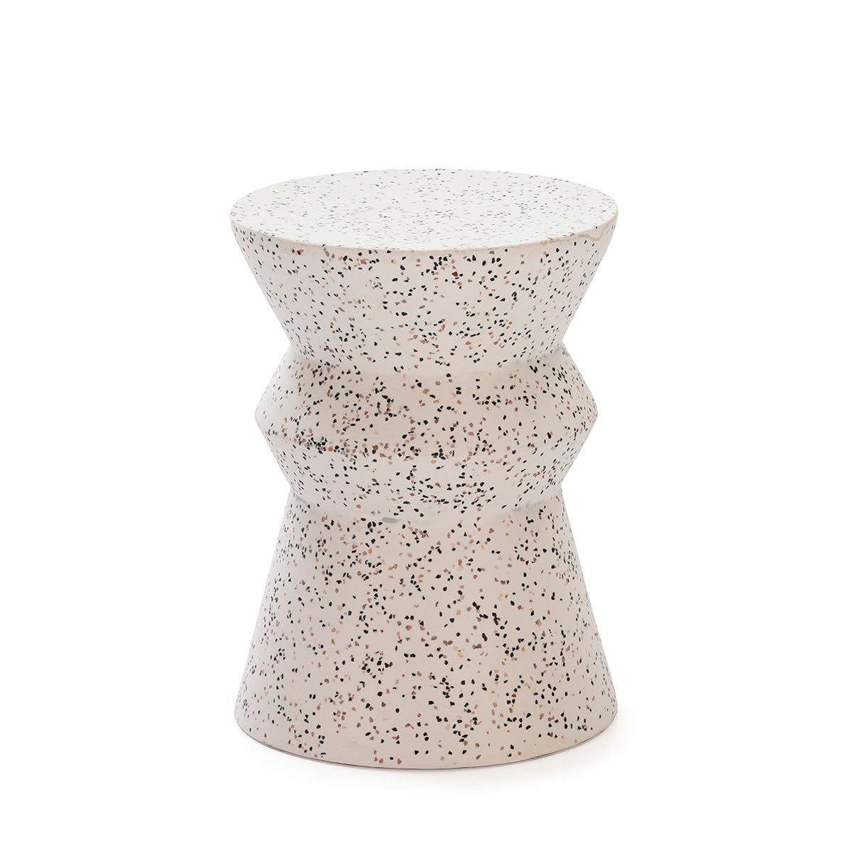 Taburete de terrazo epoxi y cerámica Bellagio