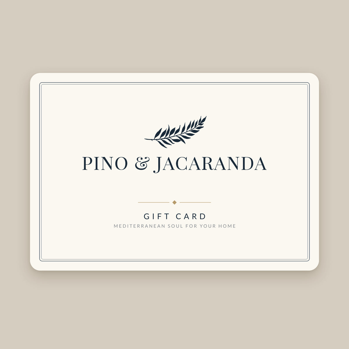 Tarjeta regalo Pino & Jacaranda