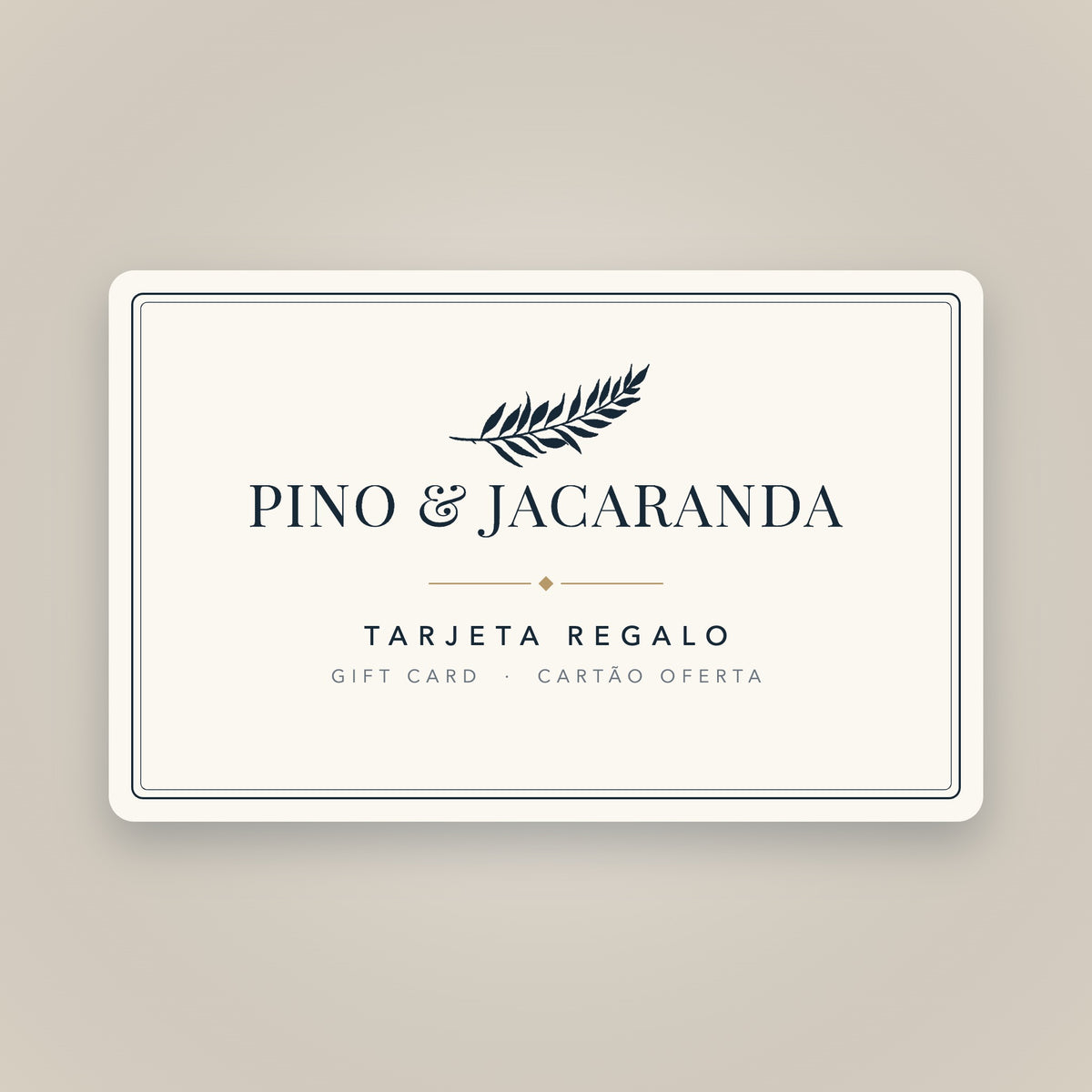 Tarjeta regalo Pino & Jacaranda