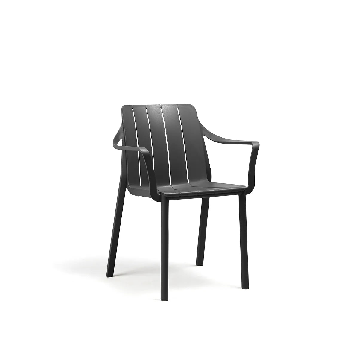 Sillón de resina Tiberina Nardi – Antracita