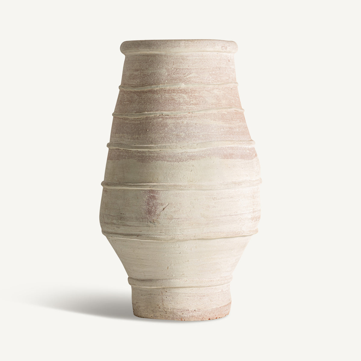 Tinaja de arcilla beige Molunat grande