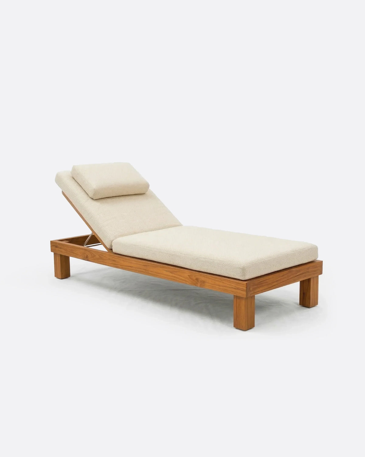 Tumbona de exterior de teca Strauss
