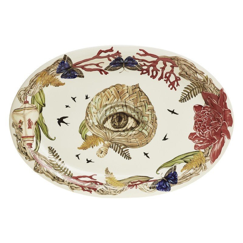 Vajilla La Cartuja de Sevilla Colección Geórgica - #pino_y_jacaranda#