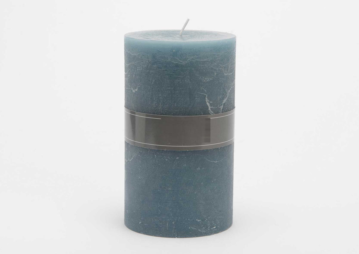 Vela Bougie azul Ø10 x 17 cm