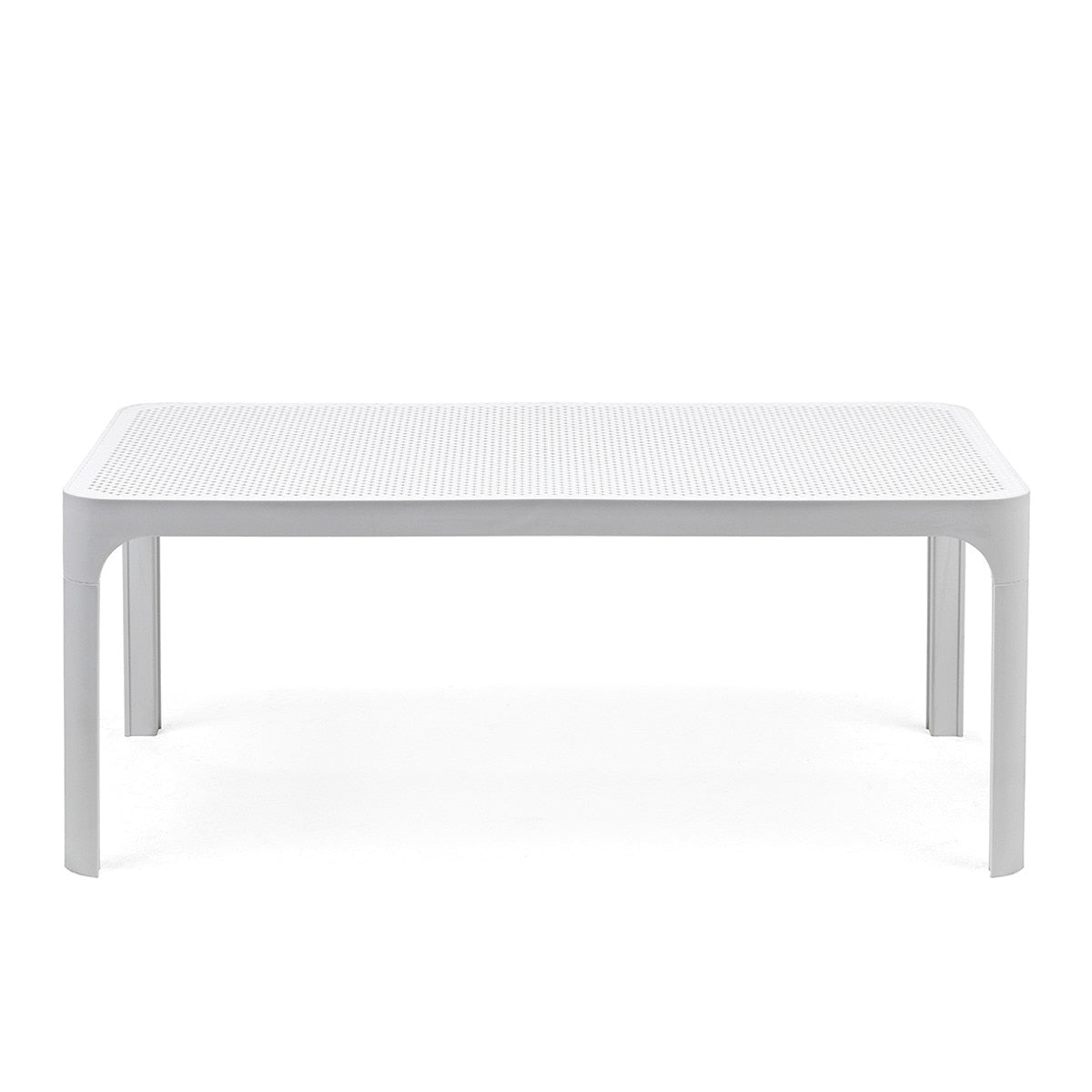 Set de butacas Net Relax y mesa baja Net Nardi – Mesa baja Net Table, blanco