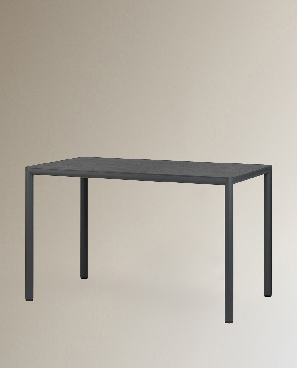 Set de comedor Piave con sillas Tiberina Nardi – Mesa Piave 119 x 69, antracita