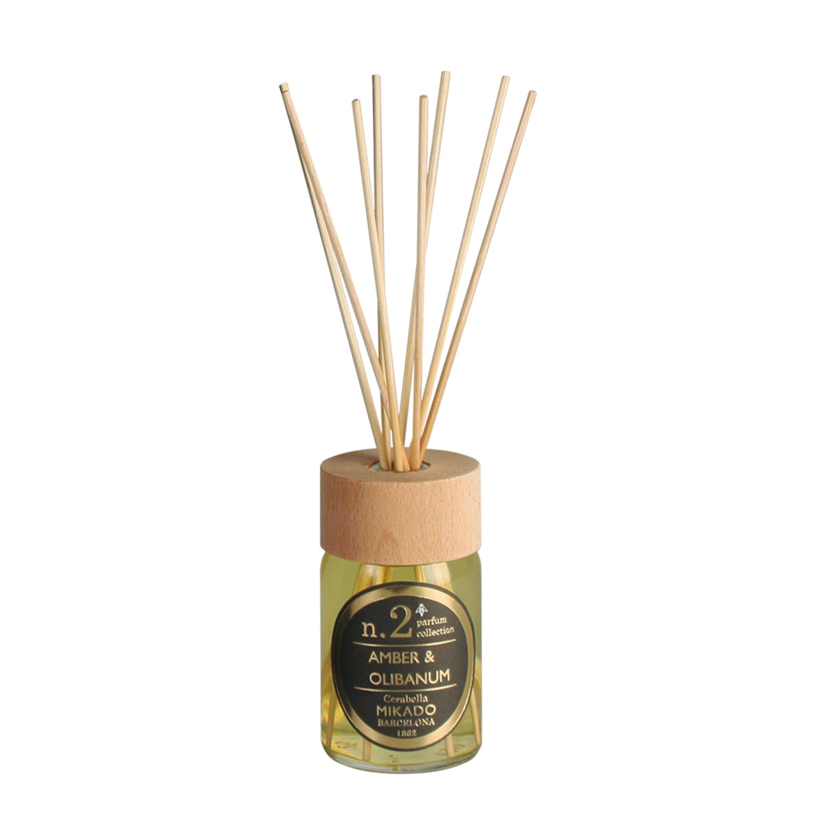 Ambientador en Sticks Cerabella Mikado 100 ml Aroma Amber & Olibanum - #pino_y_jacaranda#