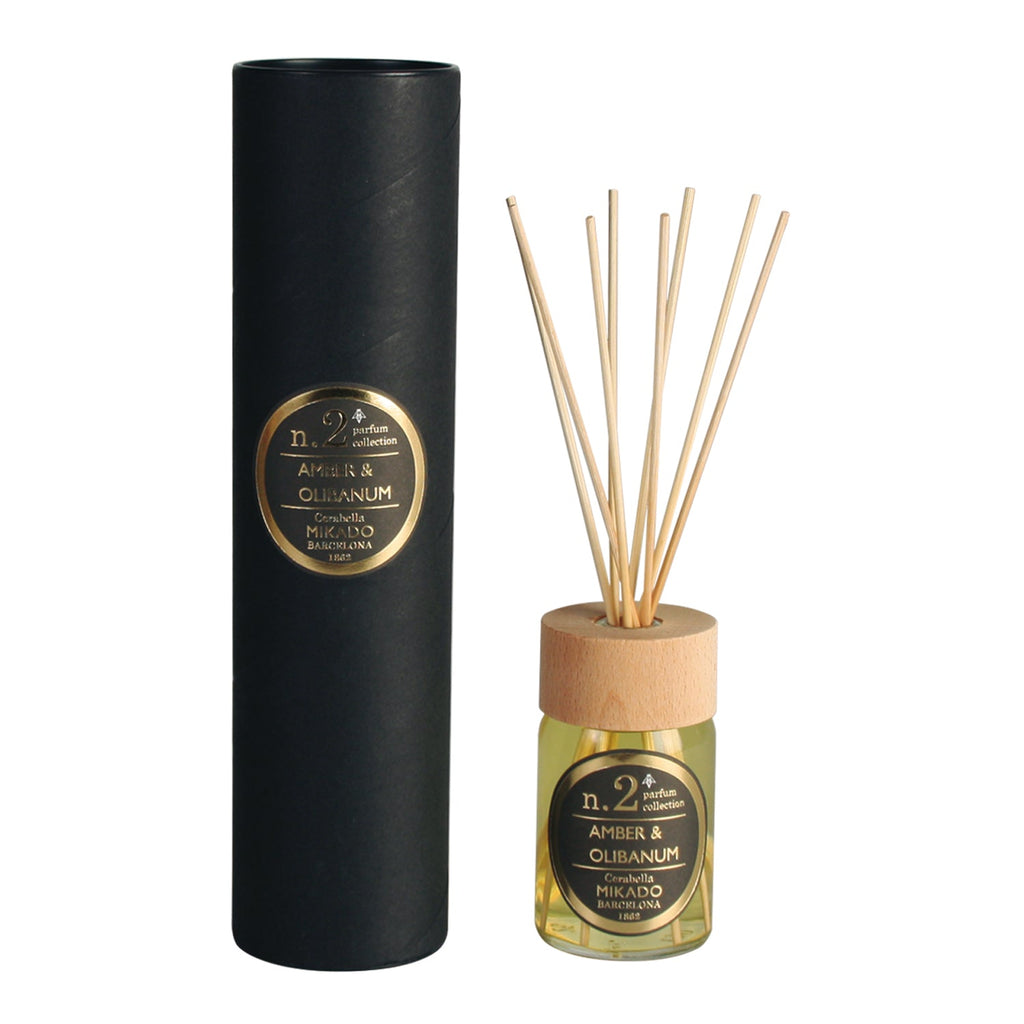 Ambientador en Sticks Cerabella Mikado 100 ml Aroma Amber & Olibanum - #pino_y_jacaranda#