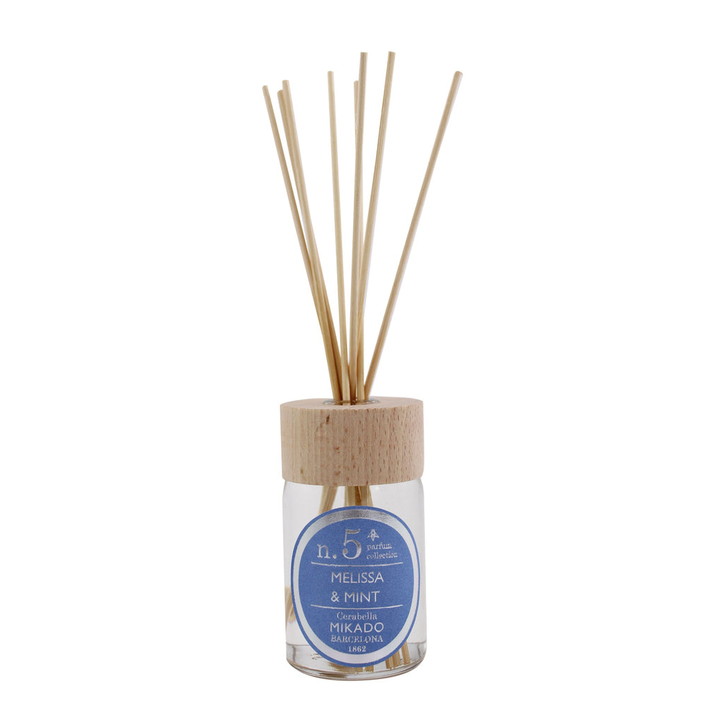 Ambientador en Sticks Cerabella Mikado 100 ml Aroma Melissa & Mint - #pino_y_jacaranda#