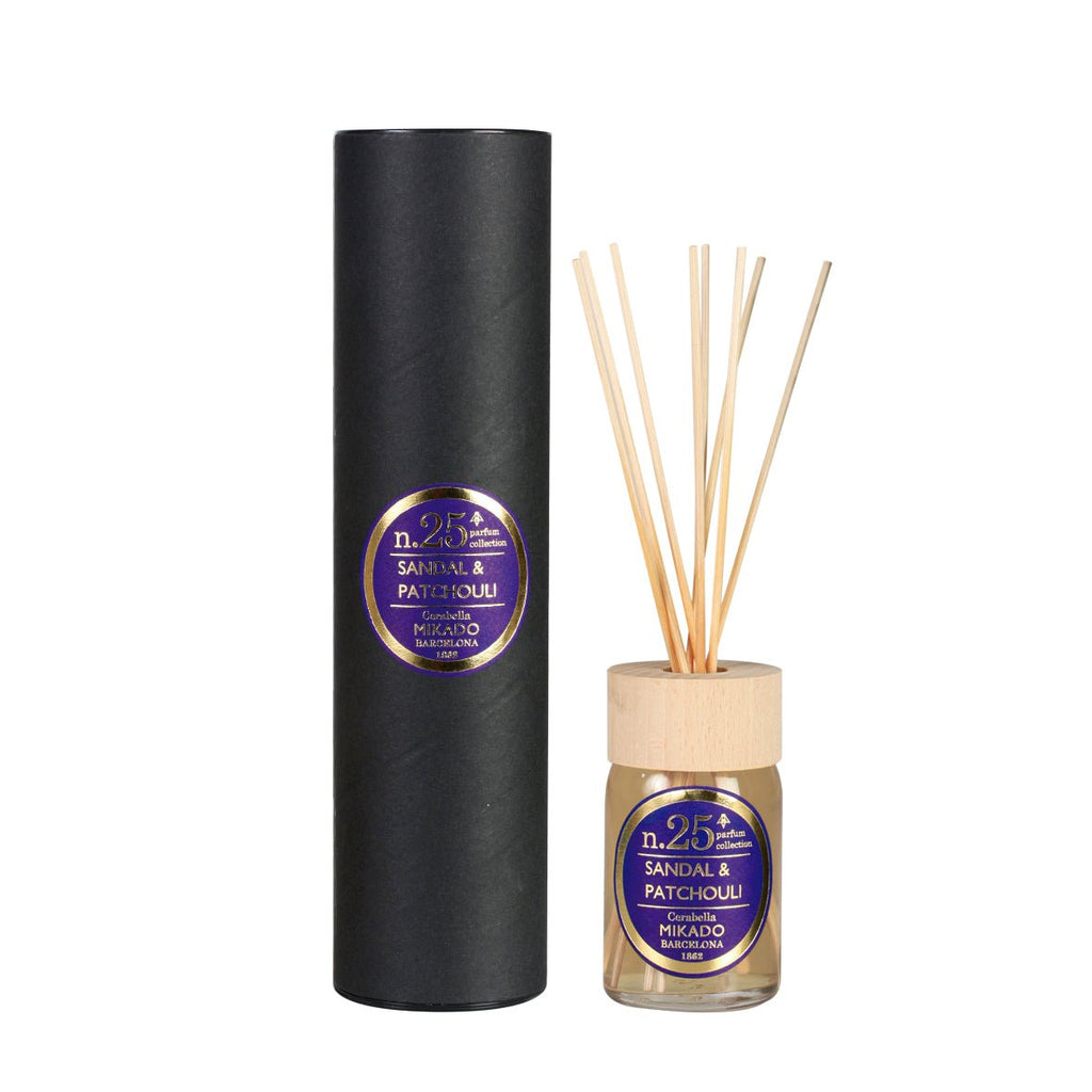 Ambientador en Sticks Cerabella Mikado 100 ml Aroma Sandal & Patchouli - #pino_y_jacaranda#