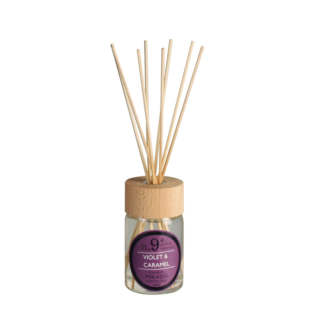 Ambientador en Sticks Cerabella Mikado 100 ml Violet & Caramel - #pino_y_jacaranda#