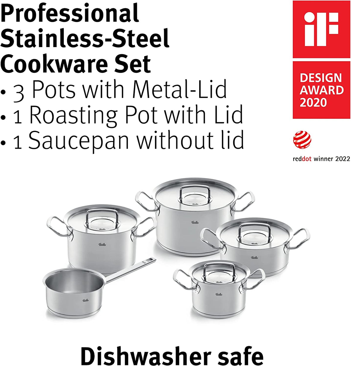 Batería de cocina 5 piezas Original Profi Collection® Fissler - #pino_y_jacaranda#