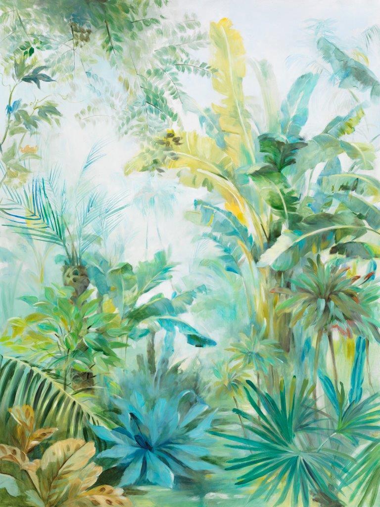 Cuadro Jardín Exótico - #pino_y_jacaranda#