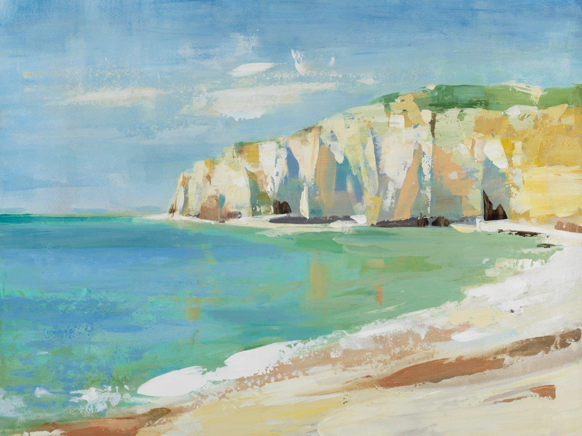 Cuadro Paisaje Mar y Roca - #pino_y_jacaranda#