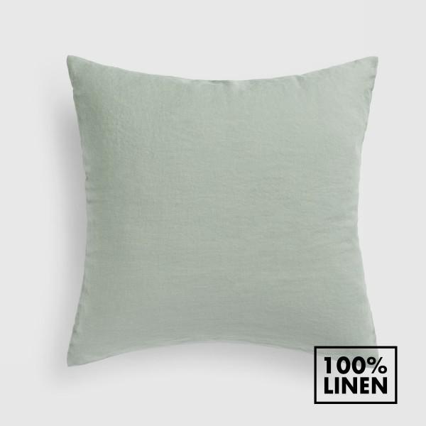 Funda de Cojín Lino Verde - #pino_y_jacaranda#
