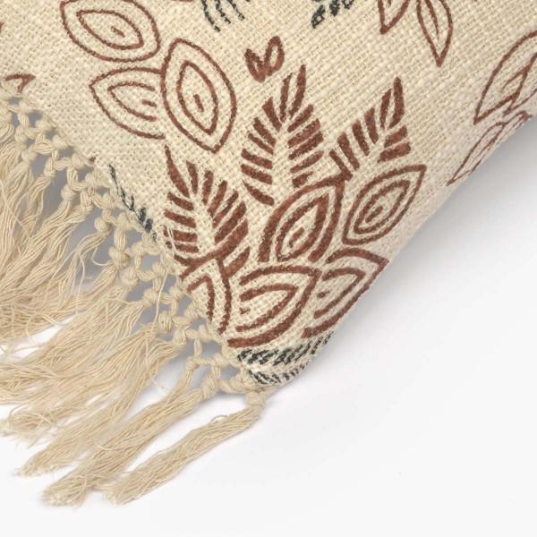 Funda de Cojín Namib Crudo - #pino_y_jacaranda#