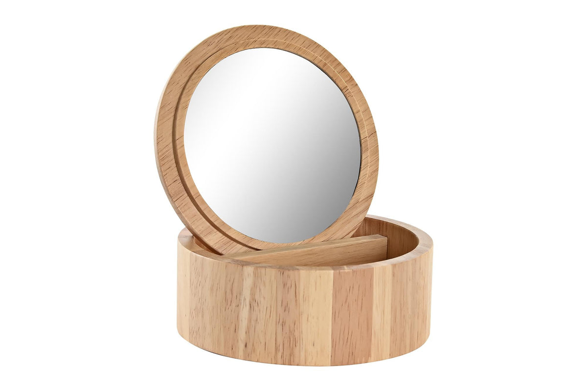 Joyero con Espejo de Madera - #pino_y_jacaranda#