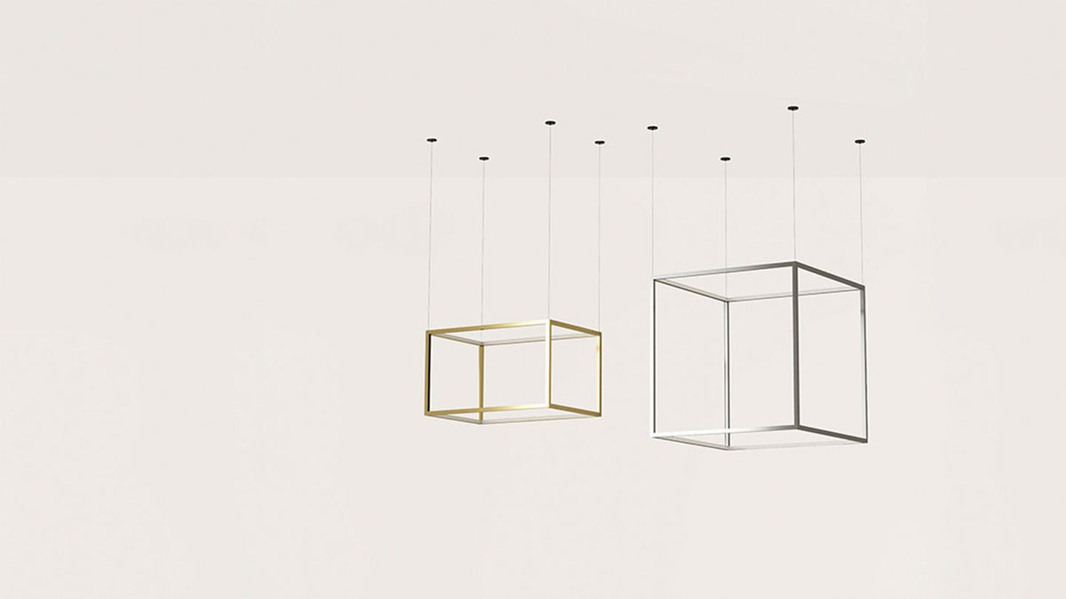Lámpara de Techo Cube X - #pino_y_jacaranda#