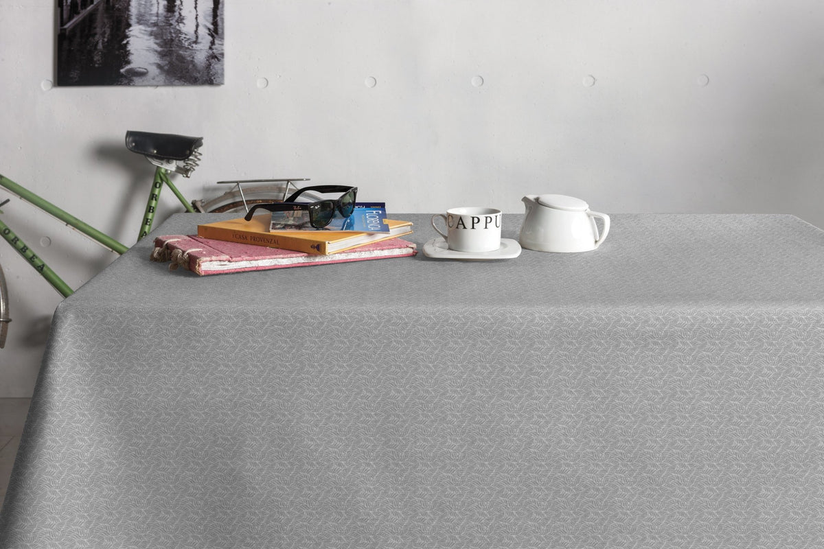 Mantel Antimanchas de Resina Estela Gris - #pino_y_jacaranda#