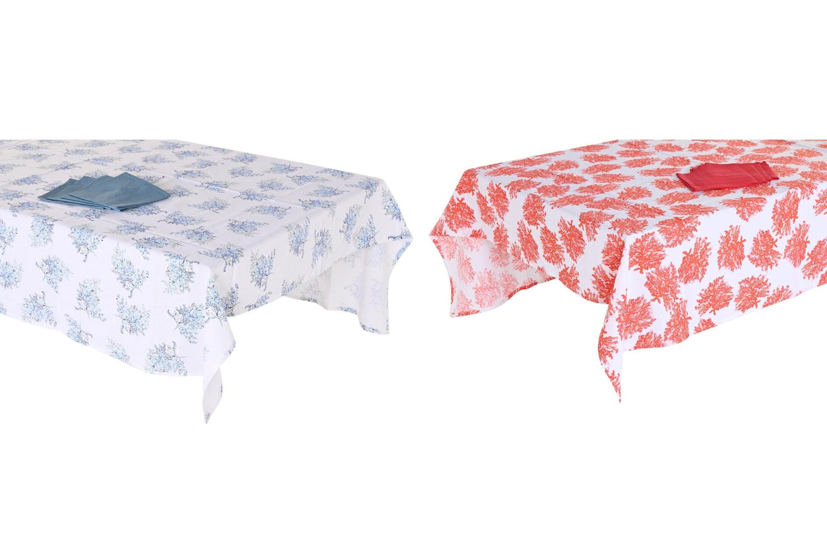 Mantel Coral Flower - #pino_y_jacaranda#