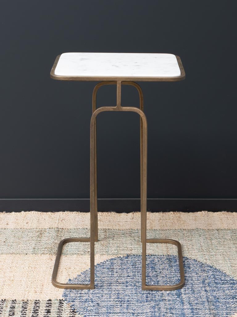 Mesa Auxiliar Marble - #pino_y_jacaranda#