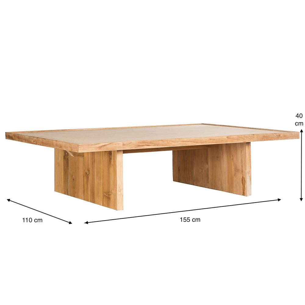 Mesa de Centro Teco - #pino_y_jacaranda#