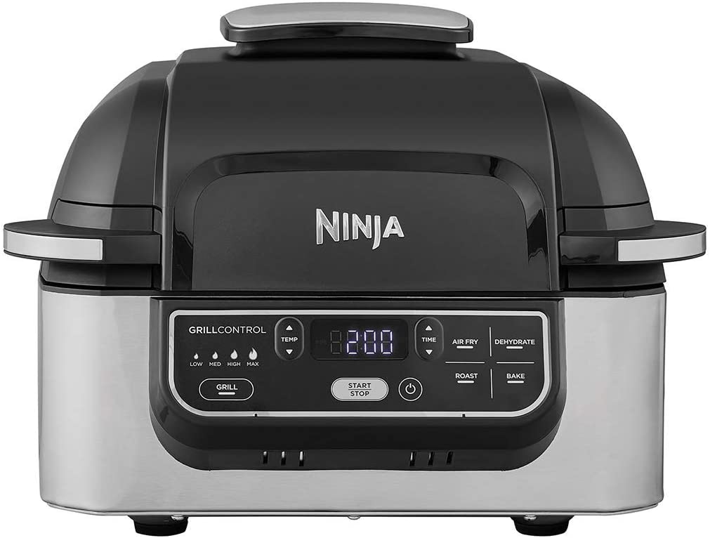 Parrilla con Freidora de aire 5 en 1 Ninja Foodi AG301EU - #pino_y_jacaranda#
