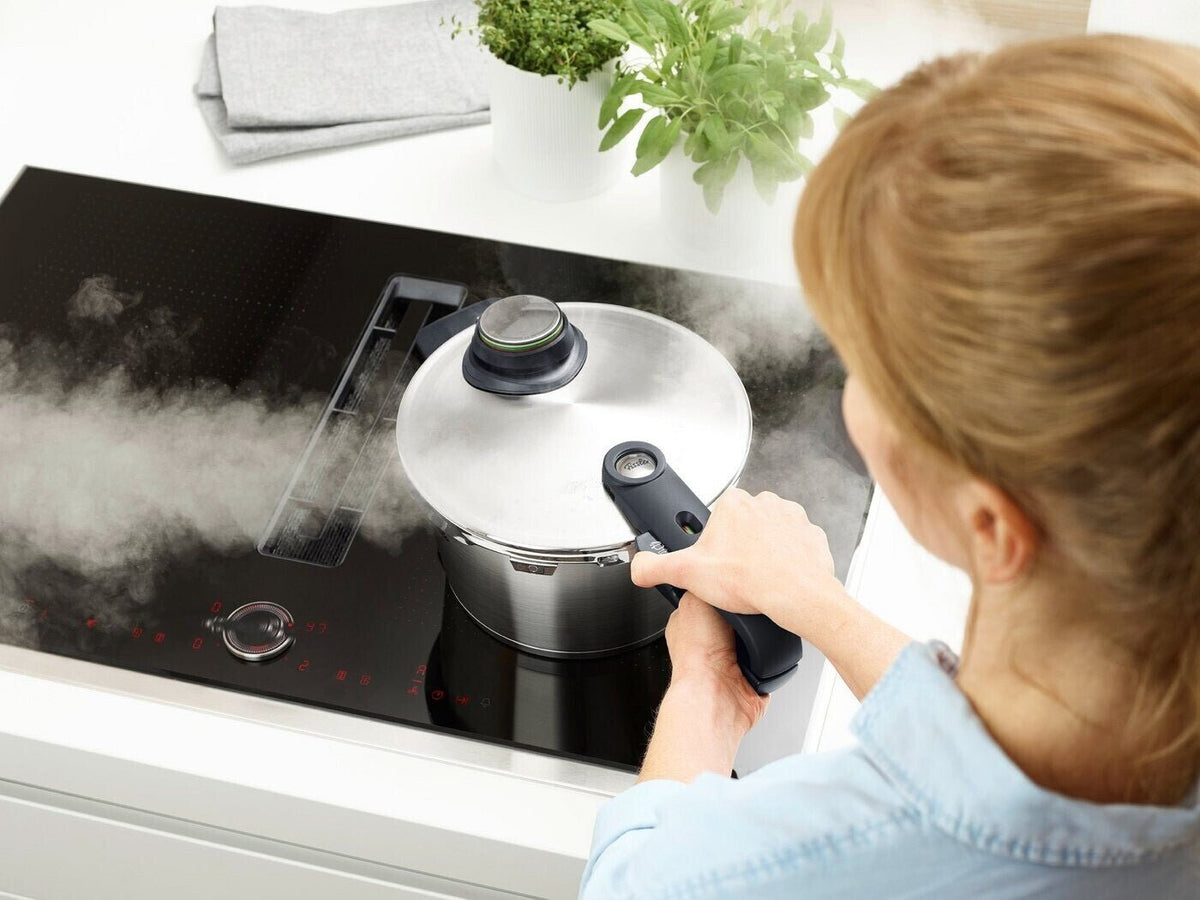 Set de Ollas a Presión Fissler Vitavit® Premium 6,5L + 2,5L Cestillo + Trípode - #pino_y_jacaranda#